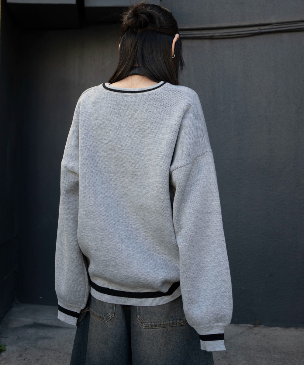 杢グレー　モデル：159cm F着用