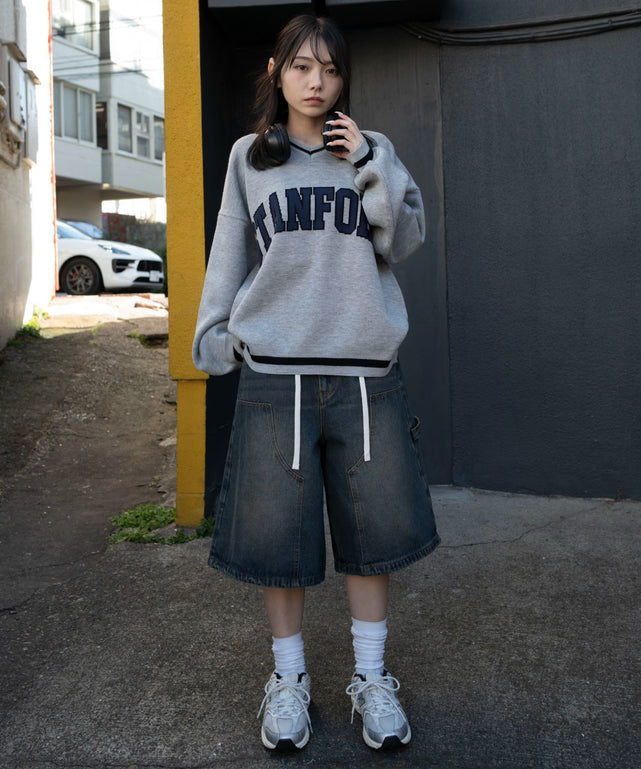 杢グレー　モデル：159cm F着用