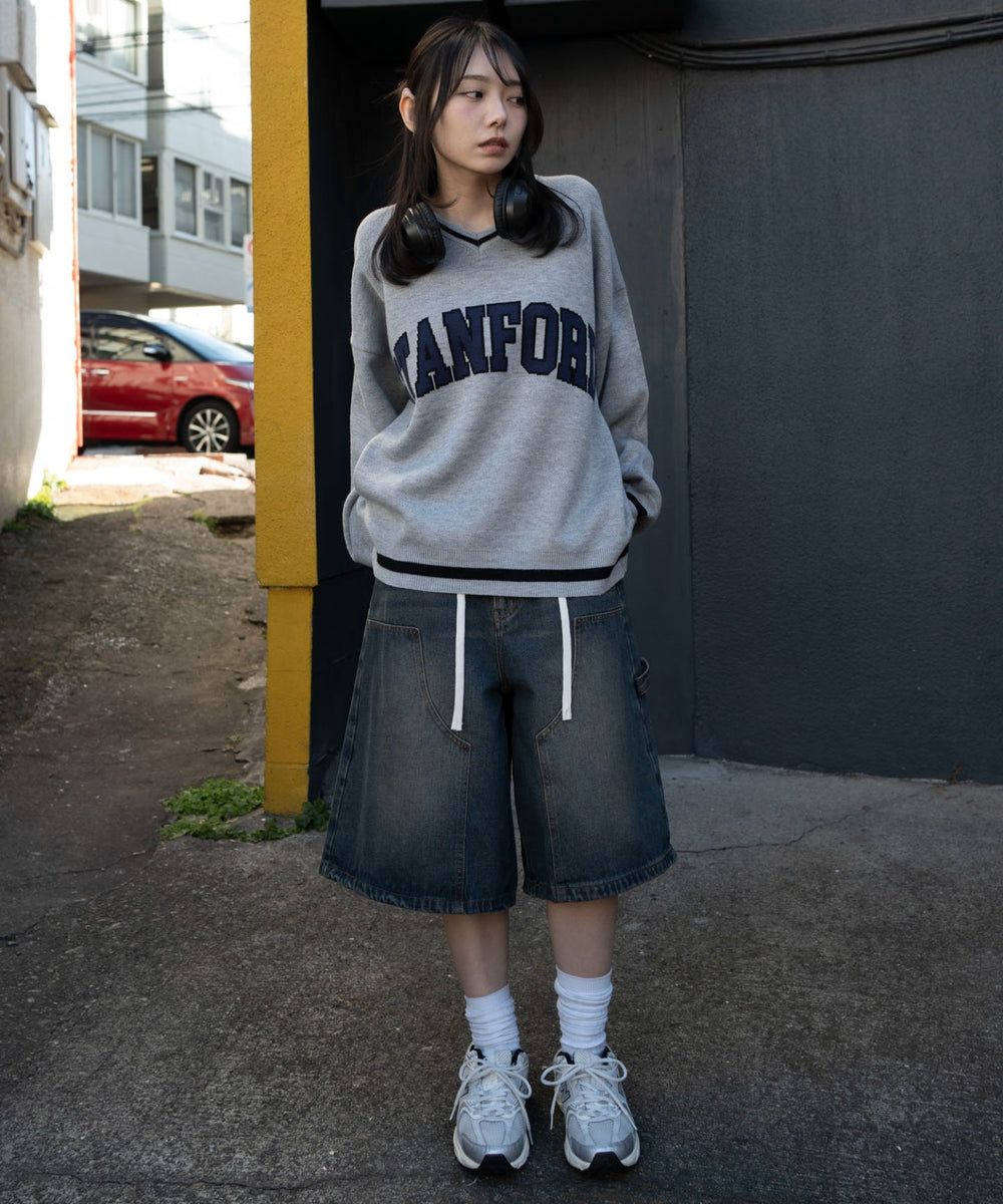 杢グレー　モデル：159cm F着用