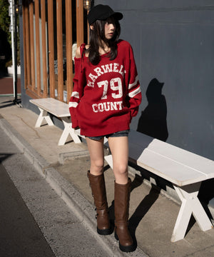 レッド　モデル：159cm F着用