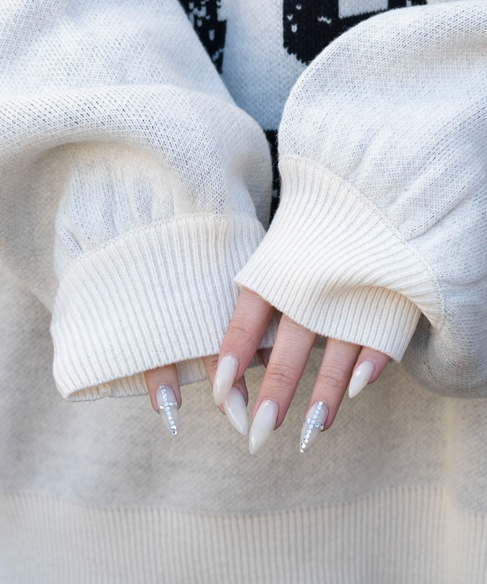 2WAYグラフィックワンショルニット