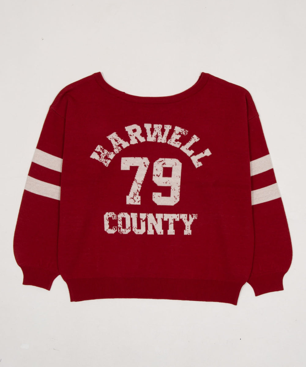 2WAYグラフィックワンショルニット