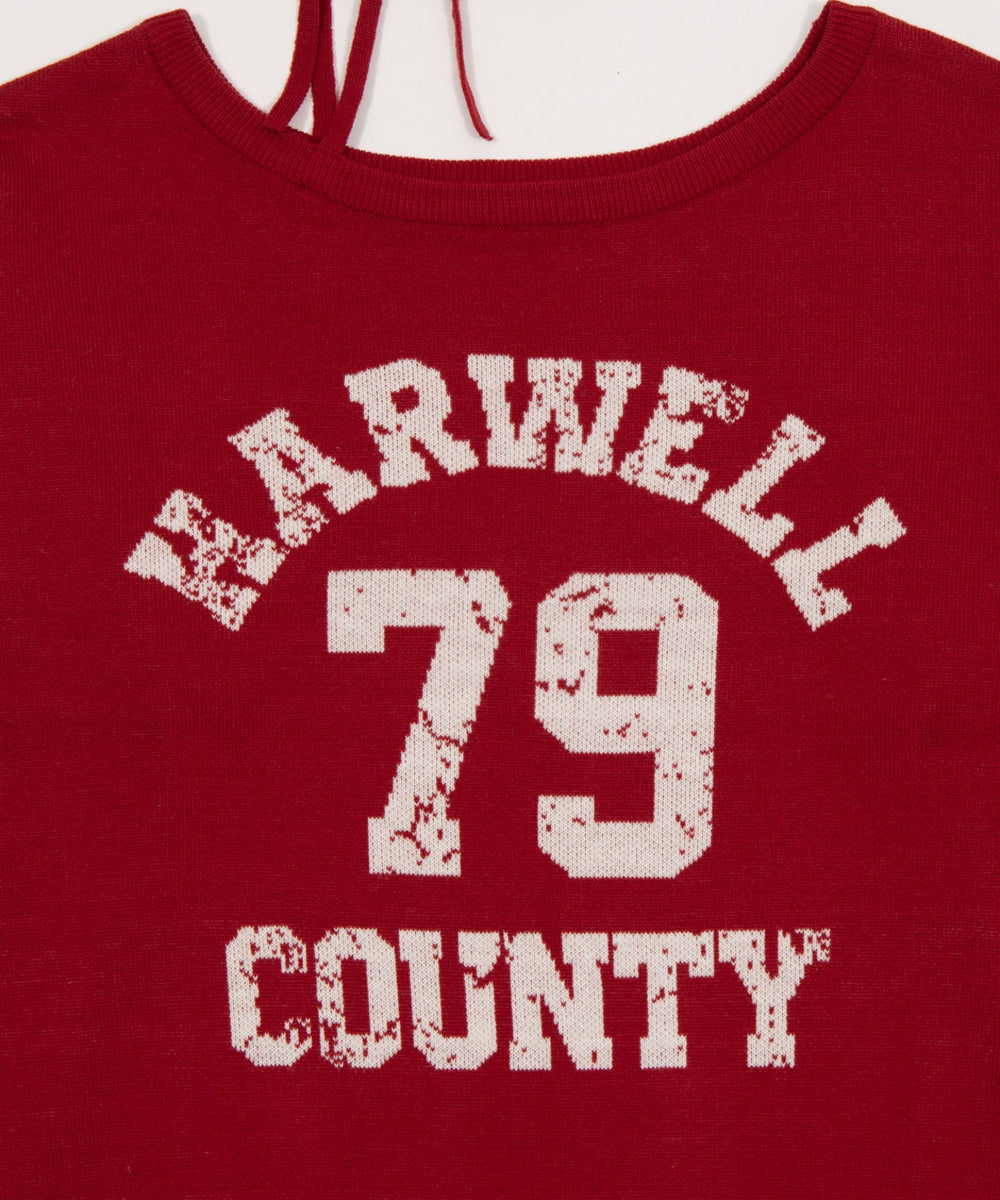 2WAYグラフィックワンショルニット