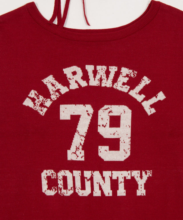 2WAYグラフィックワンショルニット