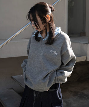 杢グレー　モデル：159cm F着用