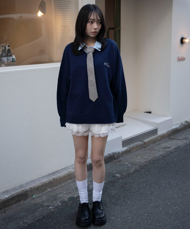 ネイビー　モデル：159cm F着用