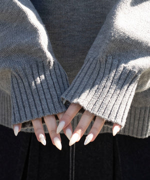 シャツドッキングニットプルオーバー