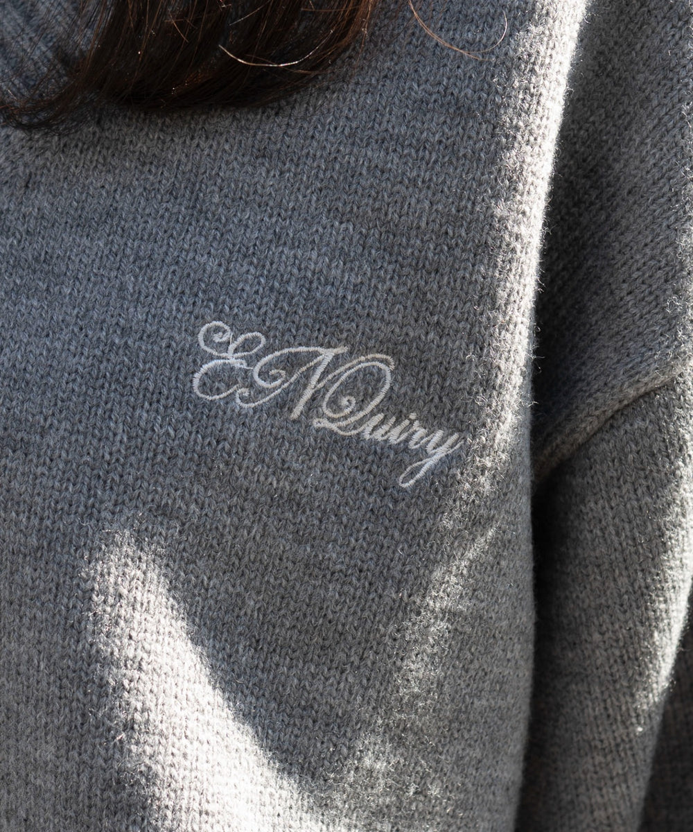 シャツドッキングニットプルオーバー