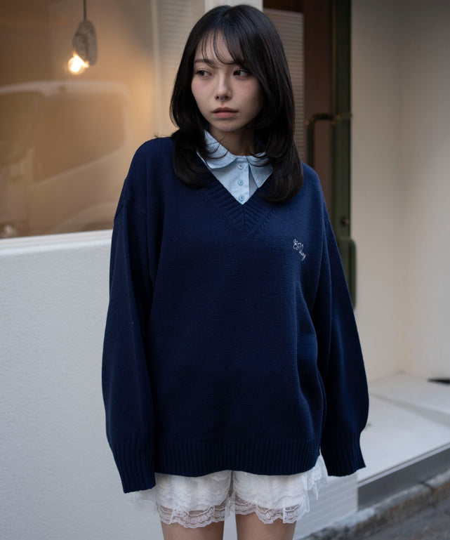 ネイビー　モデル：159cm F着用