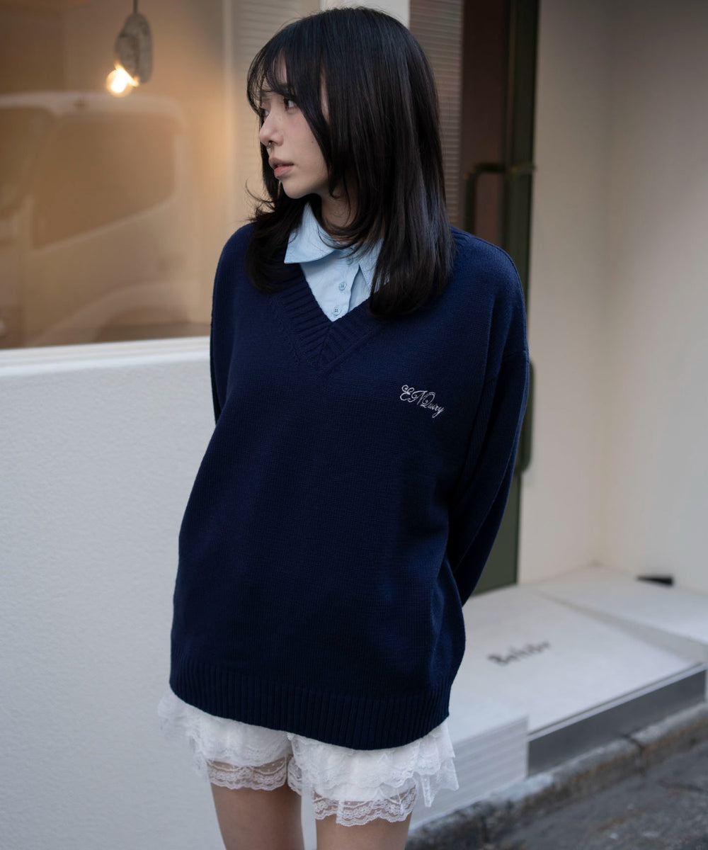 ネイビー　モデル：159cm F着用