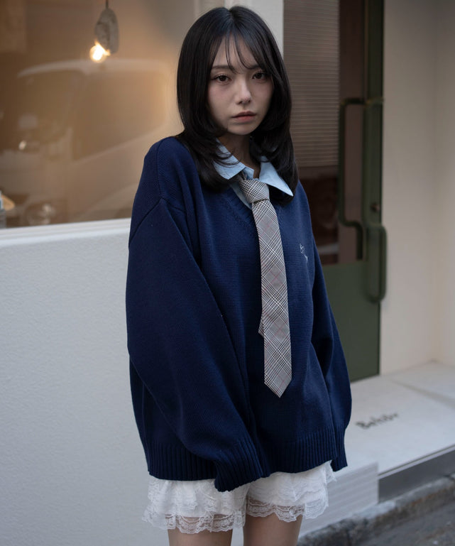 ネイビー　モデル：159cm F着用