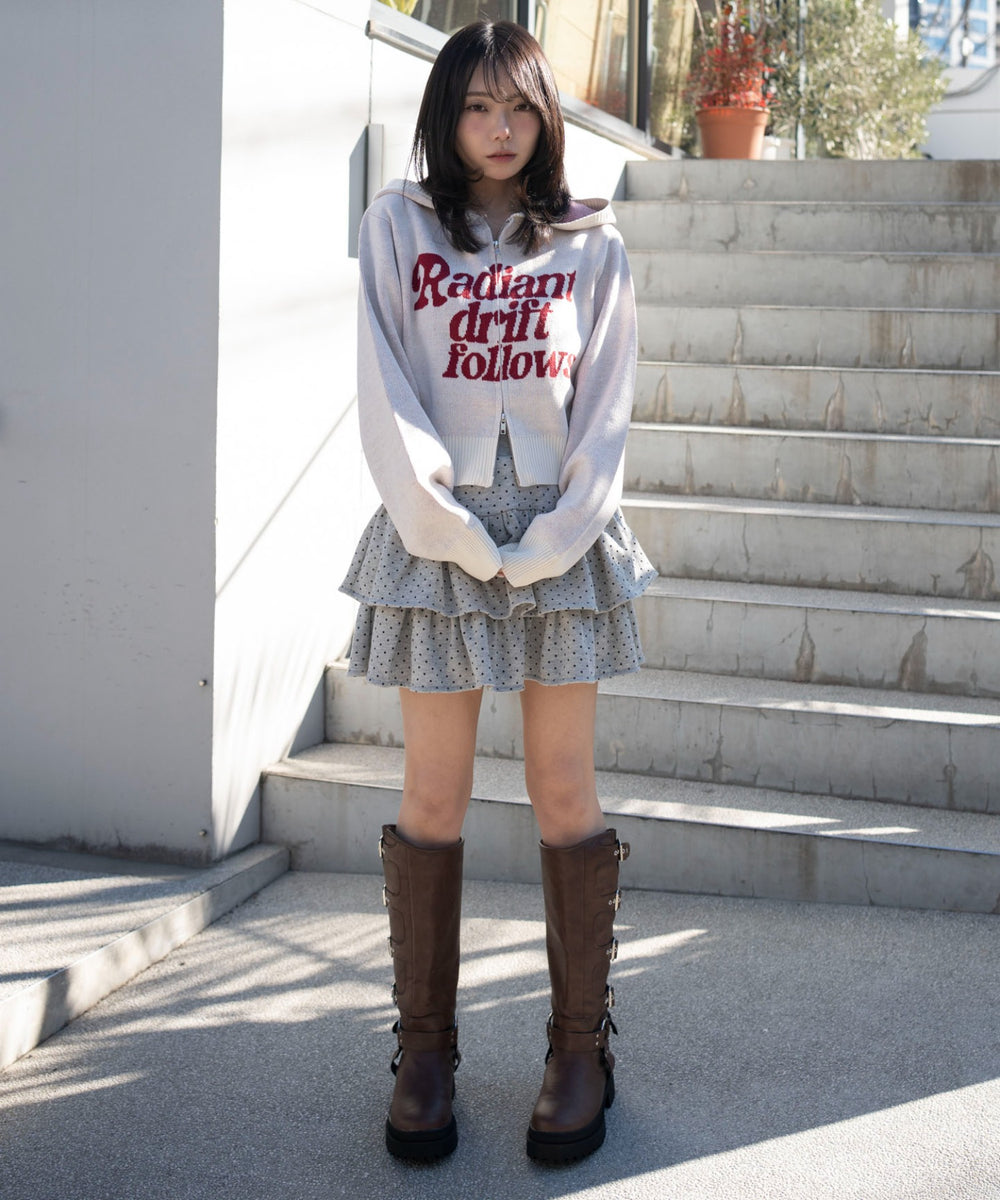 ホワイトアイボリー　モデル：159cm F着用