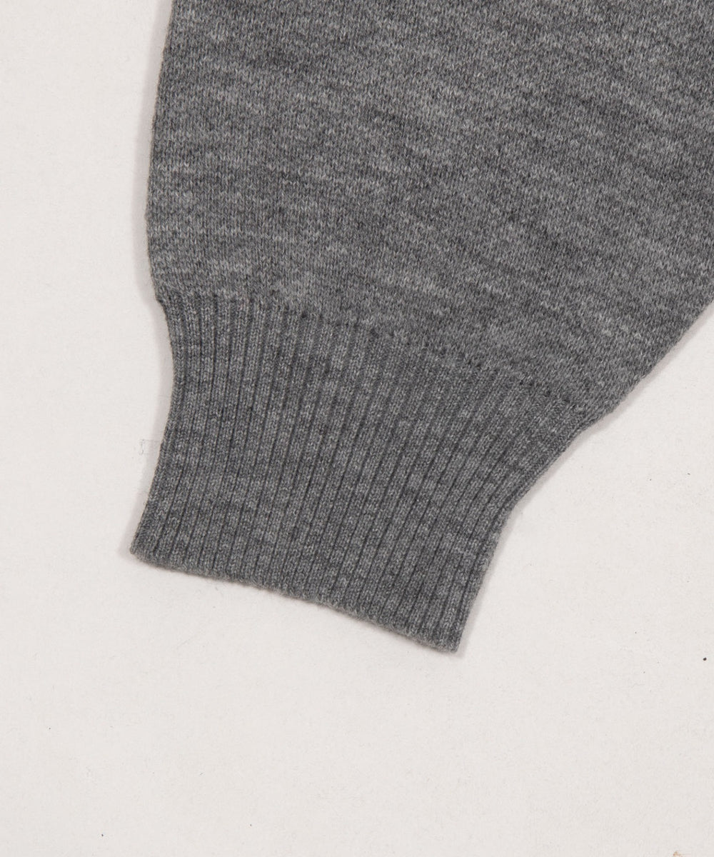 グラフィックジャガードニットZIPパーカー