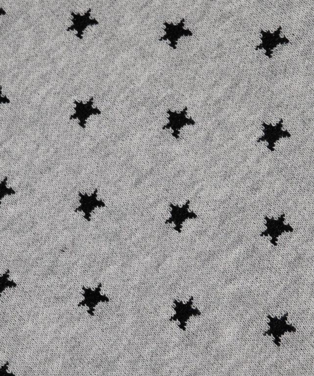 総柄ジャガードニットZIPパーカー