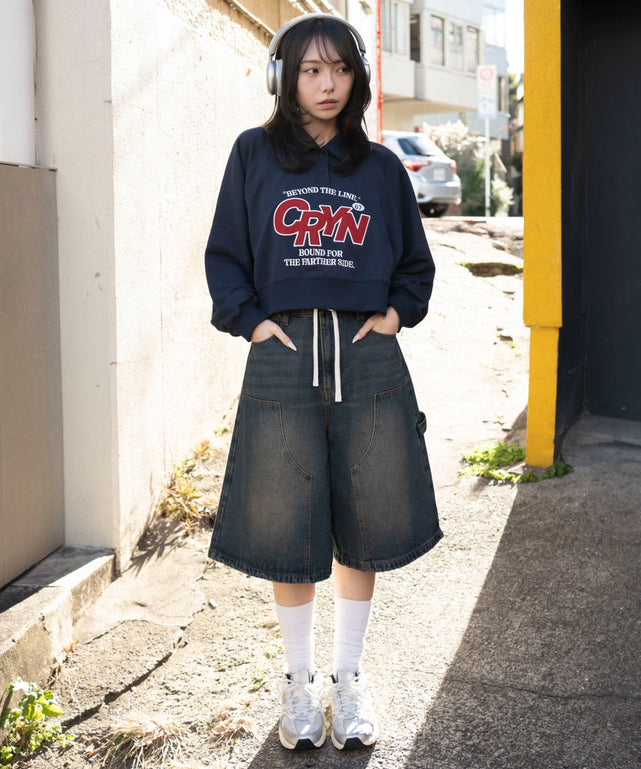 ネイビー　モデル：159cm F着用