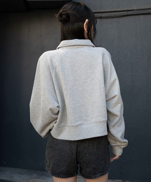 杢グレー　モデル：159cm F着用