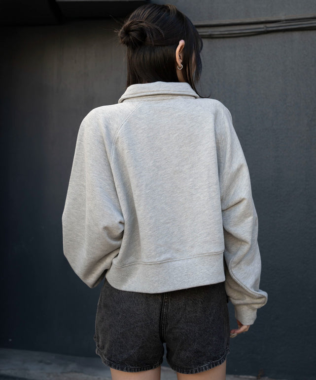 杢グレー　モデル：159cm F着用