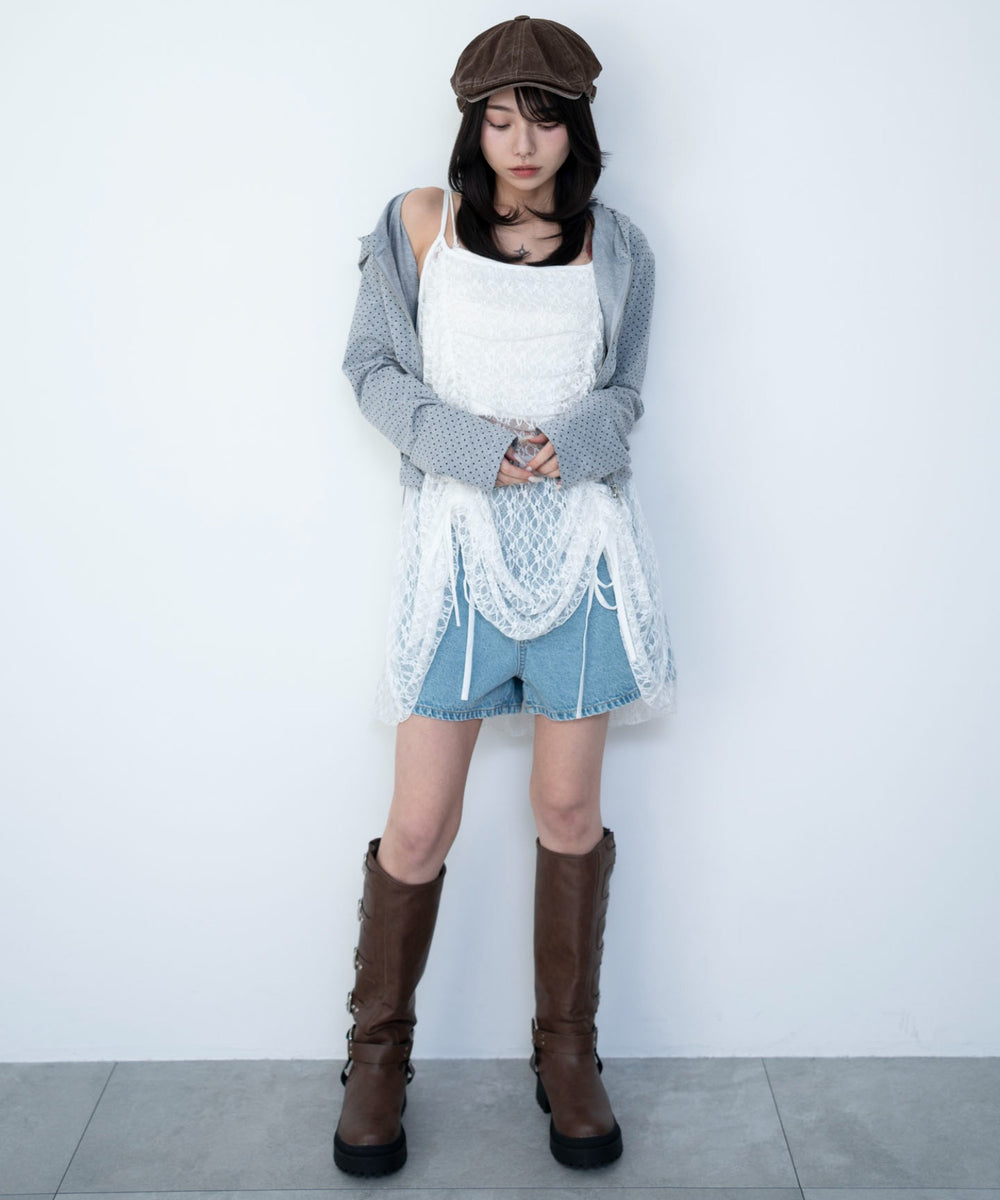 ホワイト　モデル：159cm F着用