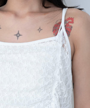 ドロストデザインキャミワンピース