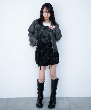 柄１　モデル：159cm F着用