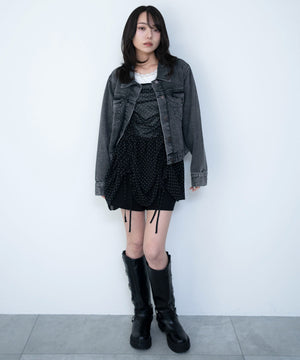 柄１　モデル：159cm F着用