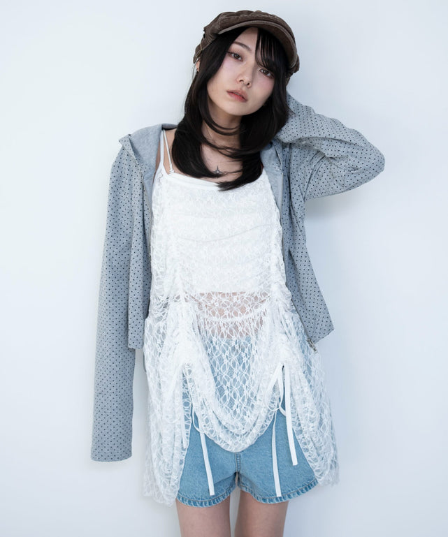 ホワイト　モデル：159cm F着用