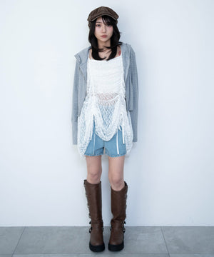 ホワイト　モデル：159cm F着用