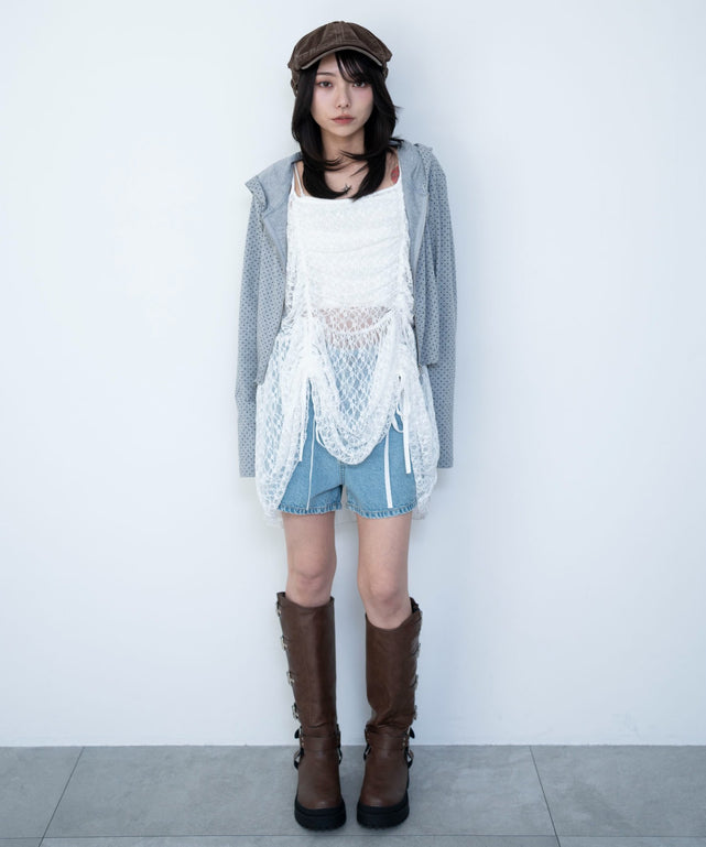 ホワイト　モデル：159cm F着用