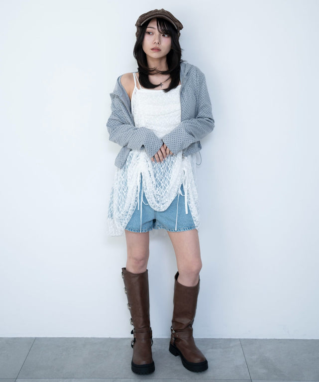 ホワイト　モデル：159cm F着用