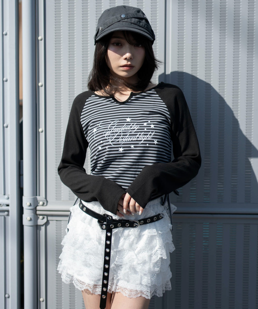 ブラックボーダー　モデル：159cm F着用