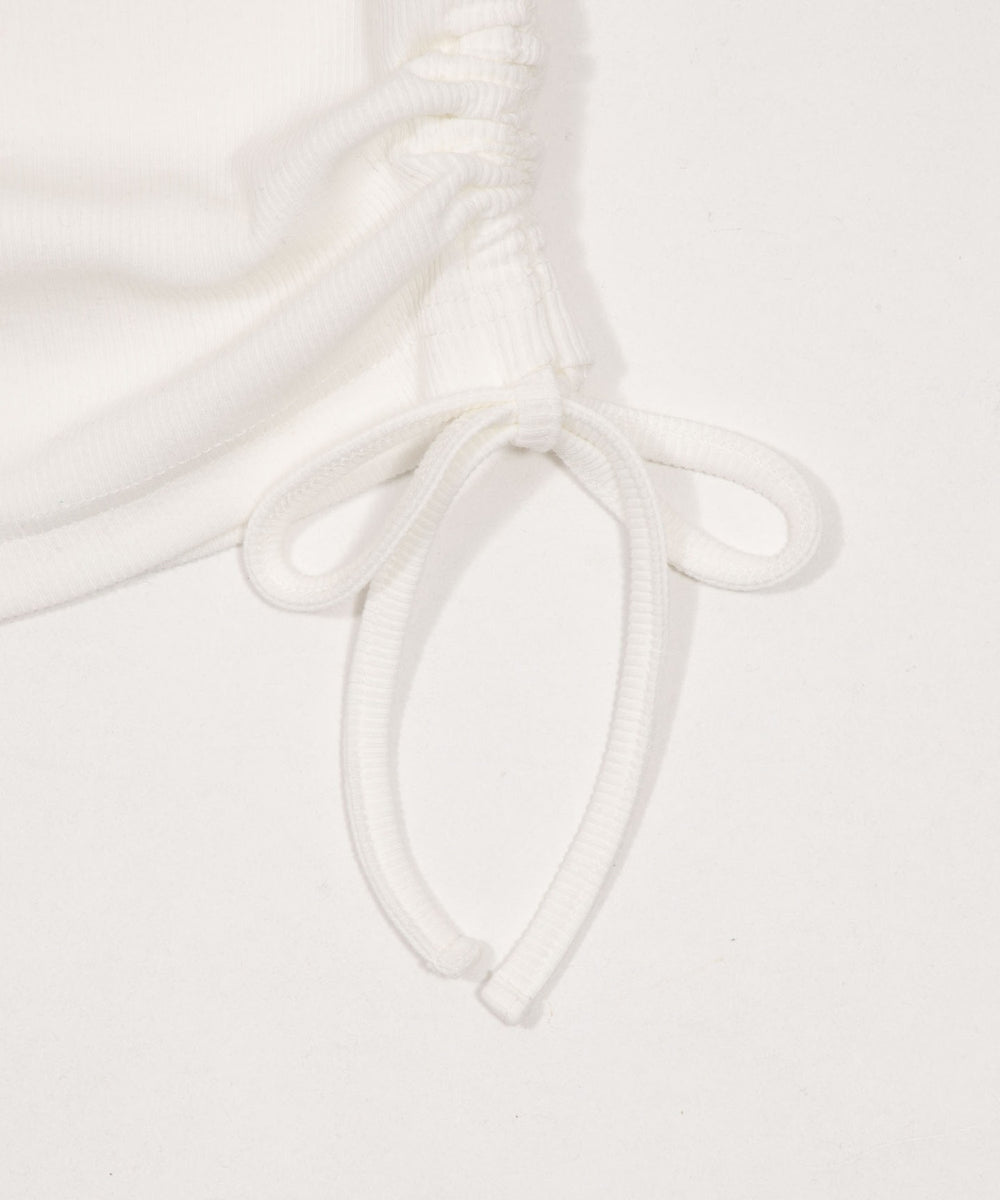 サイドドロストキーネックロンT