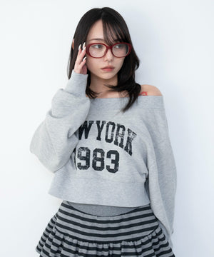 杢グレー　モデル：159cm F着用