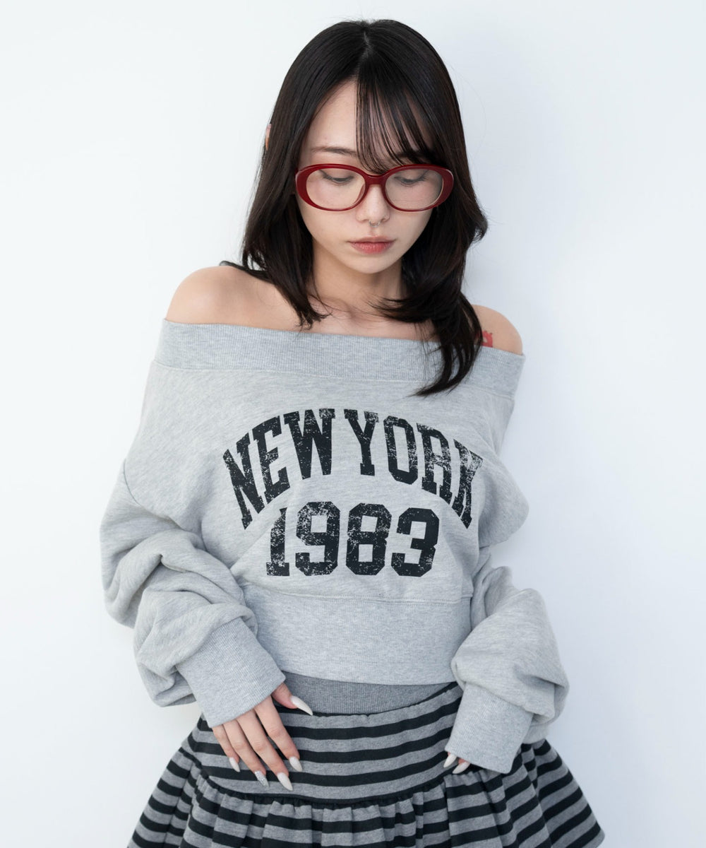 杢グレー　モデル：159cm F着用