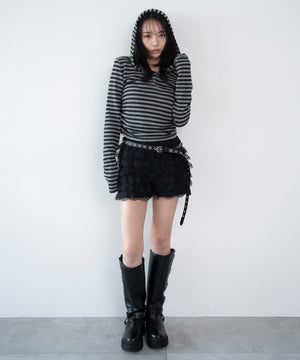 グレーボーダー モデル：159cm F着用