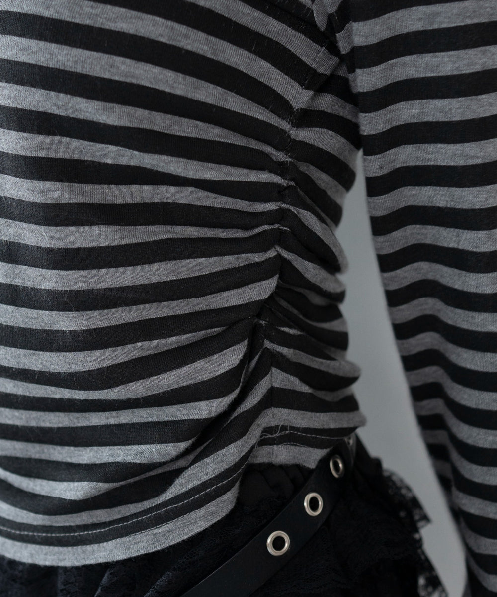 ヘンリーネックフードロンT