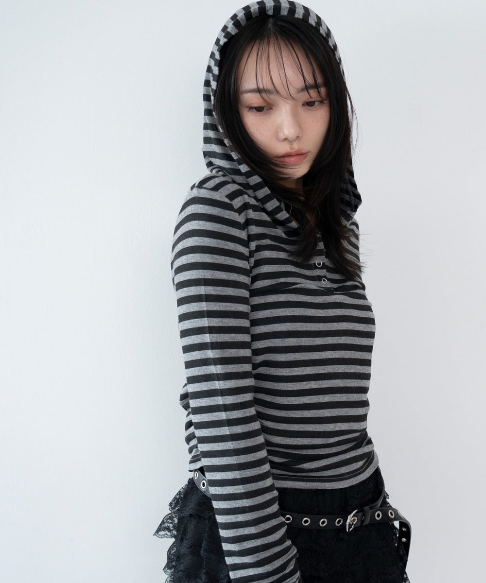 グレーボーダー モデル：159cm F着用