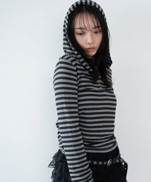 グレーボーダー モデル：159cm F着用