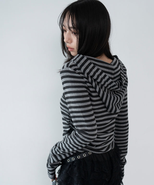 グレーボーダー モデル：159cm F着用