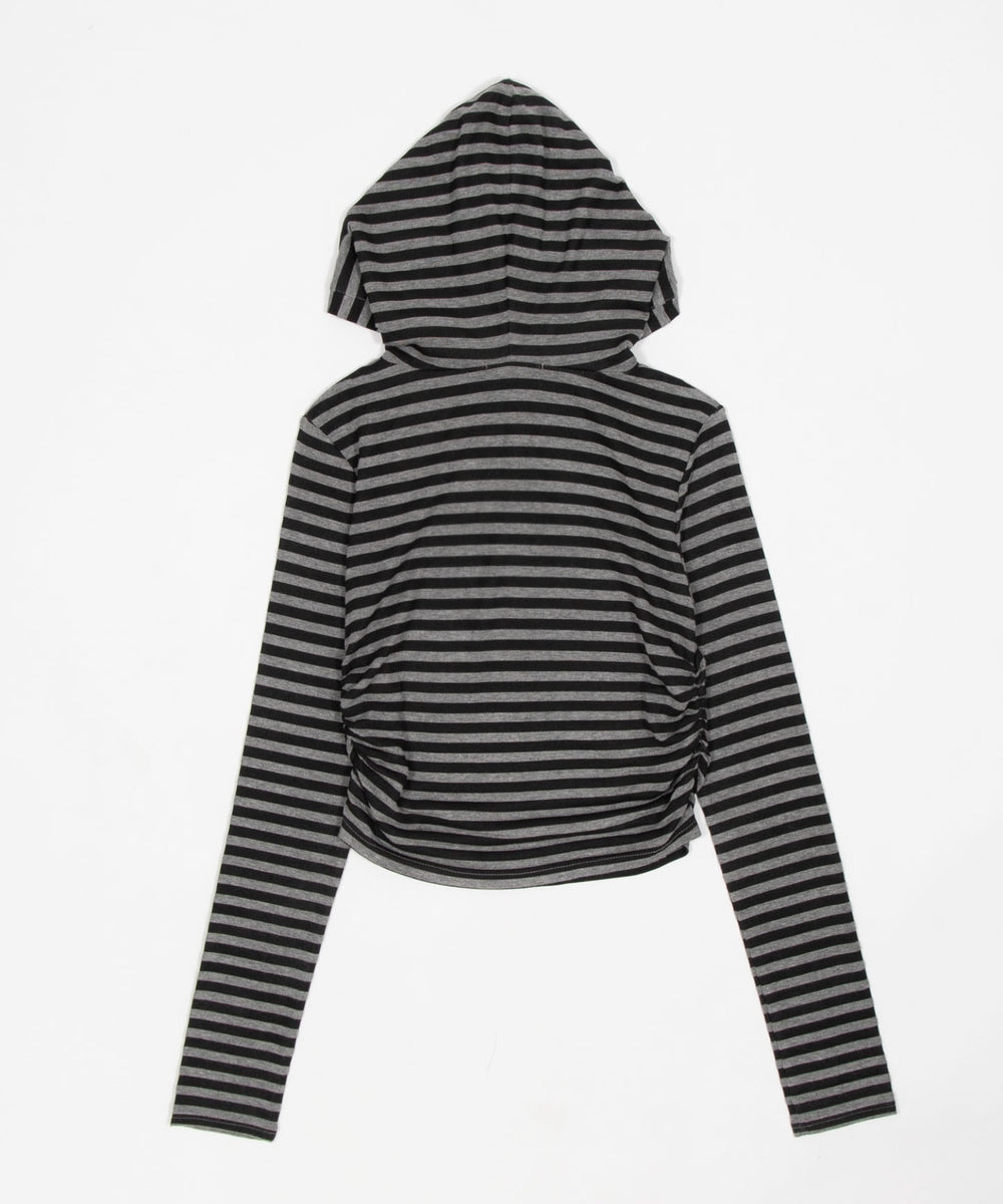 ヘンリーネックフードロンT