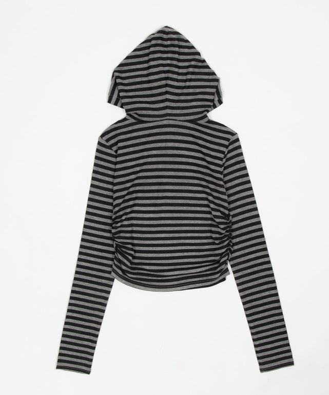 ヘンリーネックフードロンT