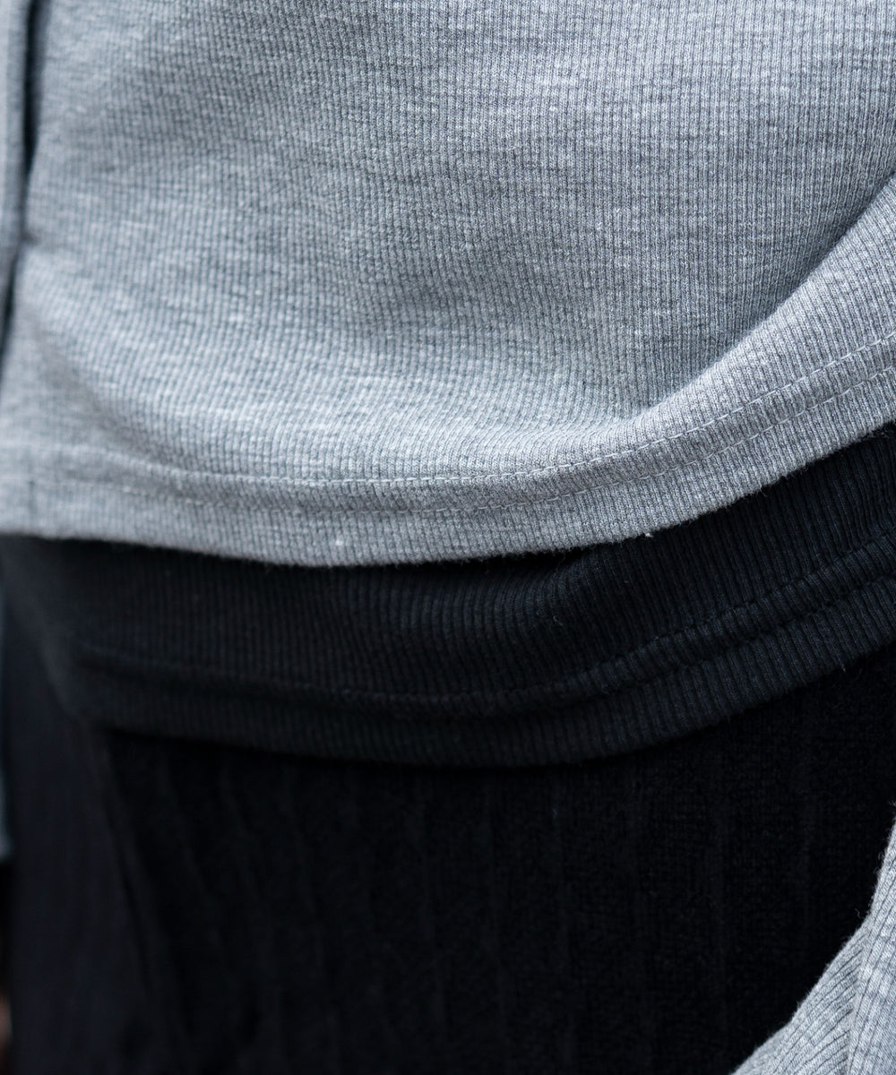 カーデドッキングレイヤードロンT