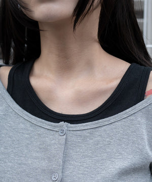 カーデドッキングレイヤードロンT