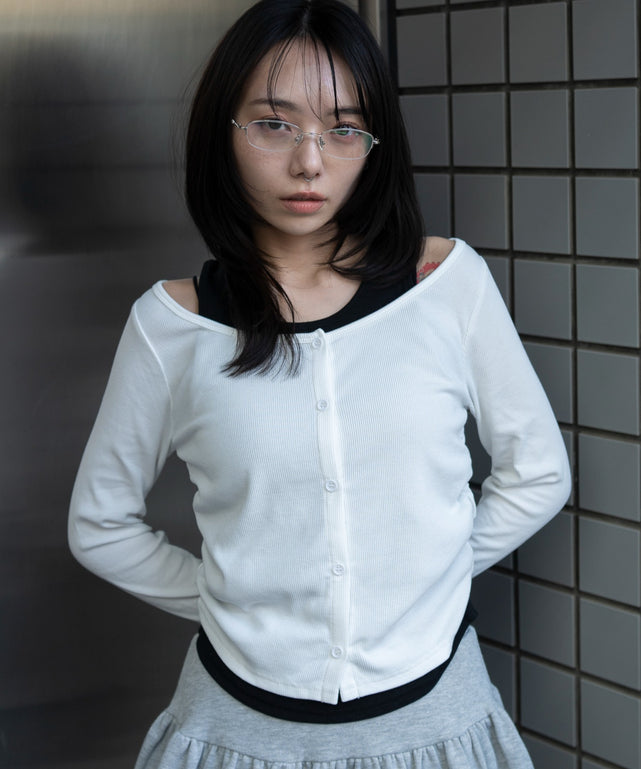 ホワイト モデル：159cm F着用