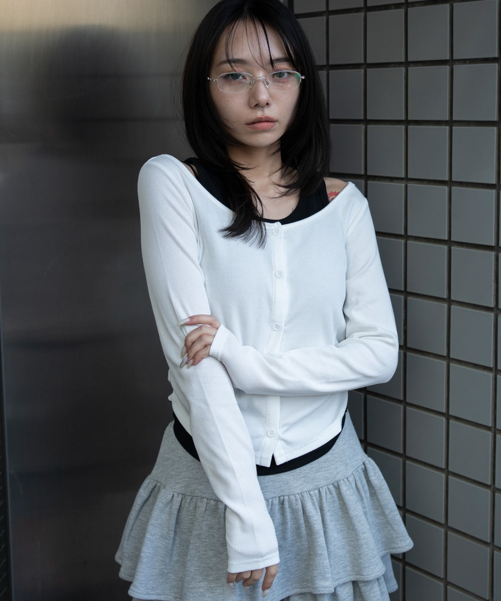 ホワイト モデル：159cm F着用