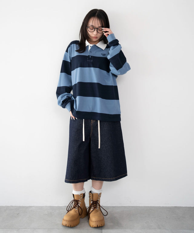 ブルー　モデル：159cm F着用