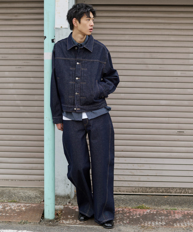 デニムインディゴ モデル：181cm L着用