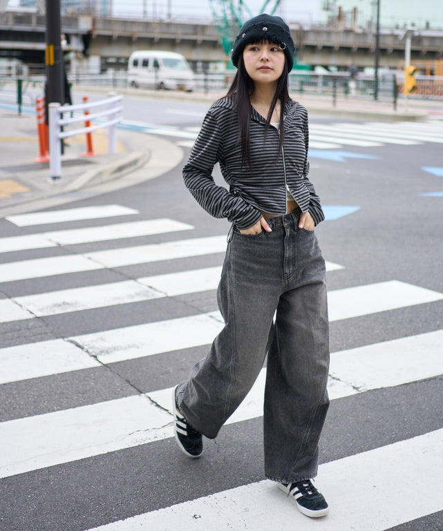 デニムブラックソノタ モデル：160cm S着用