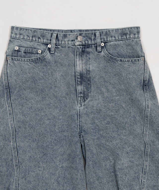 カバーフィットバルーンデニムパンツ