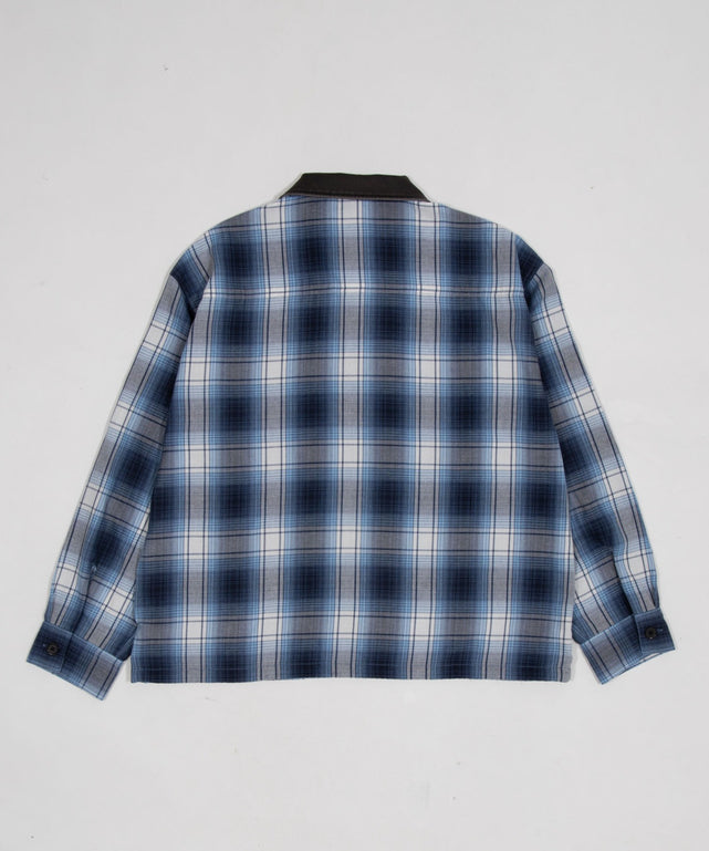 オンブレチェックシャツジャケット