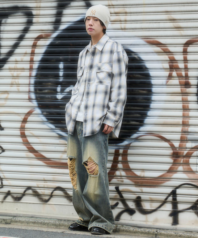 柄2　モデル：175cm L着用